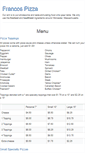 Mobile Screenshot of francospizza1.com